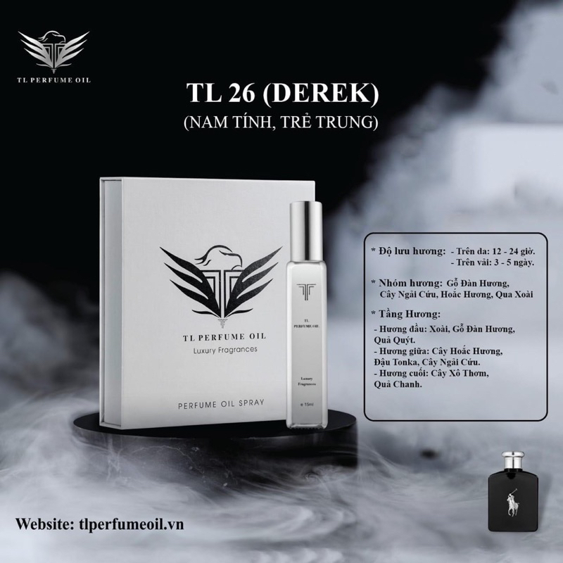7 mẫu nước hoa nam TL PERFUME OIL nhập khẩu pháp chính hãng 25-31
