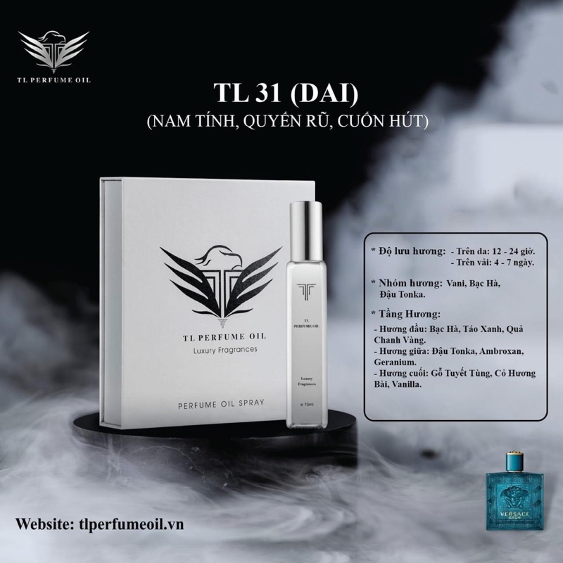 7 mẫu nước hoa nam TL PERFUME OIL nhập khẩu pháp chính hãng 25-31