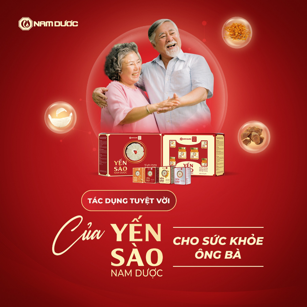 [Combo 20 hũ] Yến sào Nam Dược Tổ yến chưng mật ong giúp tăng sức đề kháng, bổ phổi, tốt cho hệ tiêu hóa