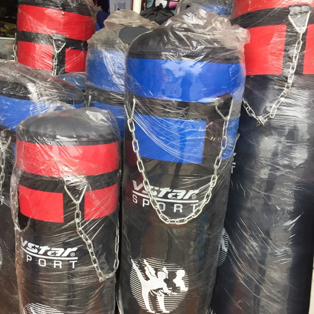 Bao Cát Đấm Bốc Nhồi Sẵn Kích Thước Cao 120cm Da 3 Lớp Chống Đau Tay,Đàn Hồi Cao Cấp