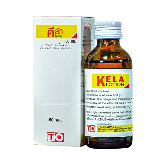 Kela Lotion Dùng Cho Da Viêm Lỗ Chân Lông Hàng Chính Hãng Thái Lan 100%