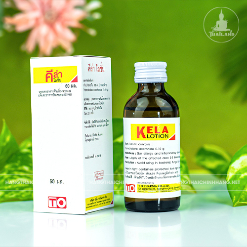 Kela Lotion Dùng Cho Da Viêm Lỗ Chân Lông Hàng Chính Hãng Thái Lan 100%