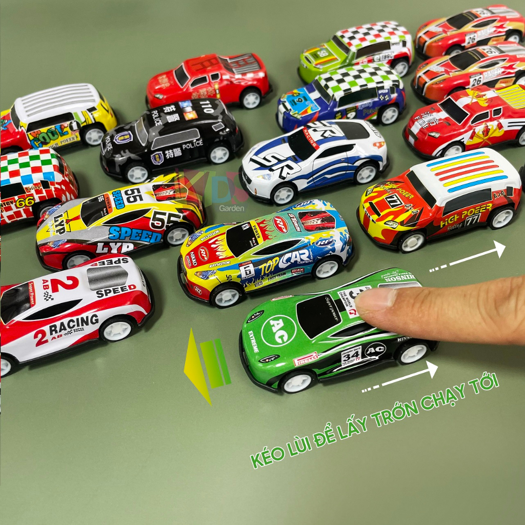 Xe đồ chơi cho bé trai ô tô mini chạy trớn cho trẻ em XDC29 KIDS GARDEN