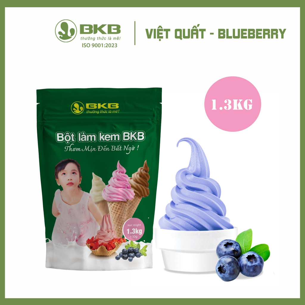 BỘT LÀM KEM TƯƠI BKB GÓI 1.3KG