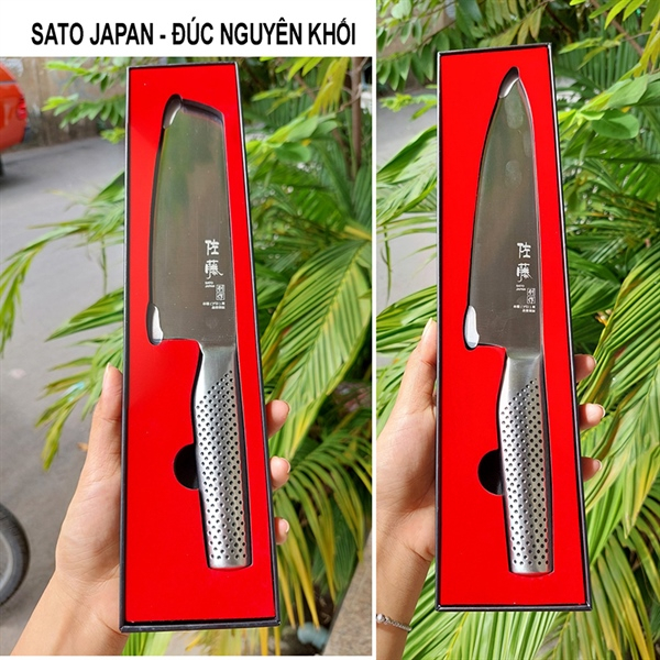 DAO SATO JAPAN ĐẲNG CẤP SIÊU BÉN. Công Nghệ ĐÚC NGUYÊN KHỐI NHẬT BẢN MẪU MỚI. Dao thái Sashimi, Phi lê, cao cấp