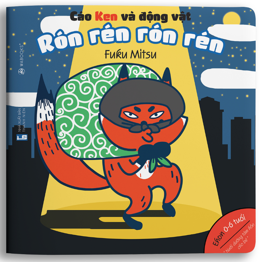 Sách Ehon - Rón rén rón rén - Ehon dành cho bé từ 0 - 6 tuổi