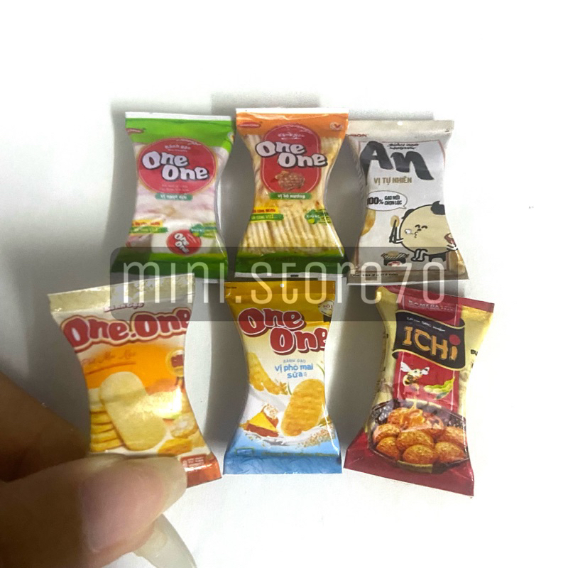 mô hình đồ chơi các loại bánh gạo