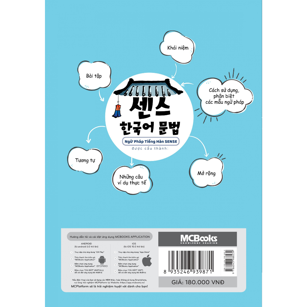 Sách - Ngữ pháp tiếng Hàn Sense (MC)