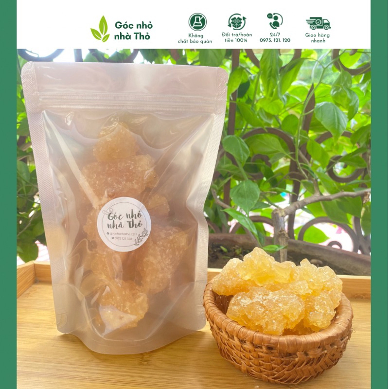 500g Đường Phèn Mật Mía Nghệ An kết tinh,dạng vụn,có vị ngọt thanh và an toàn cho trẻ nhỏ lẫn người già