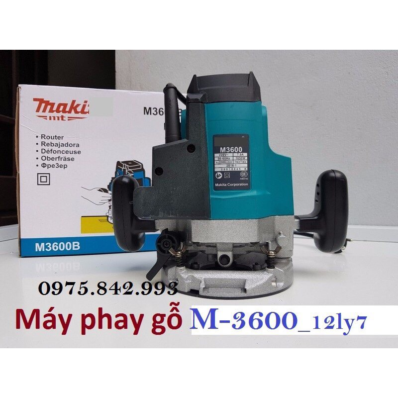 Máy phay gỗ makita 17ly7 hàng chính hãng