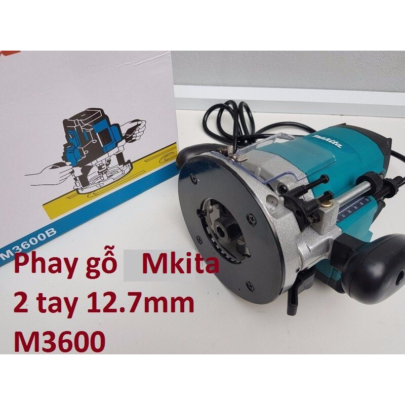 Máy phay gỗ makita 17ly7 hàng chính hãng