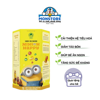 Siro ăn ngon Minion Happy hỗ trợ bé ăn ngon, tiêu hóa tốt, tăng đề kháng