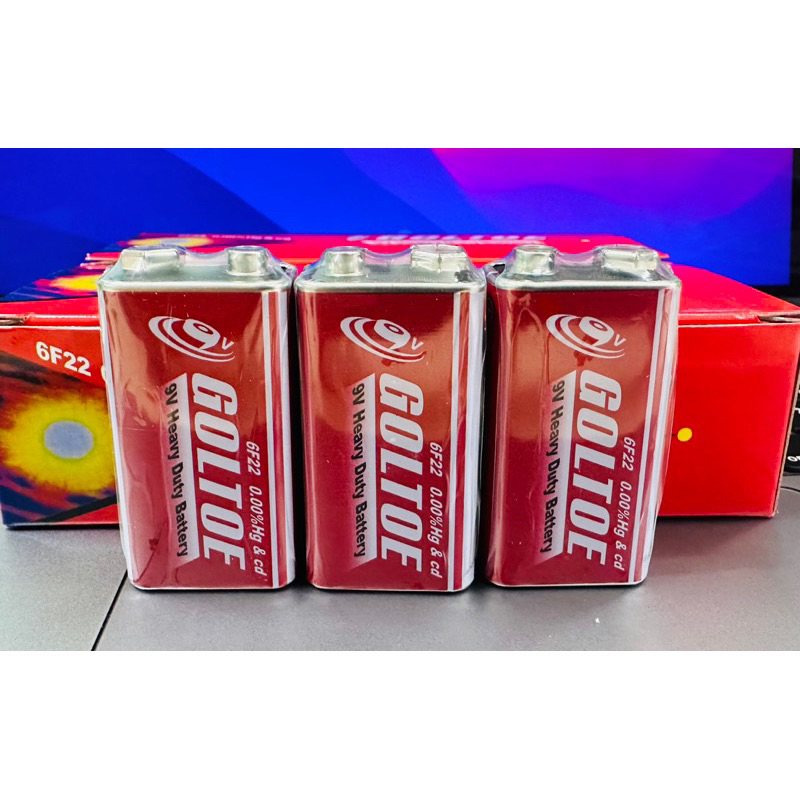 Pin vuông 9V GOLIFE or GOLTOE 33g