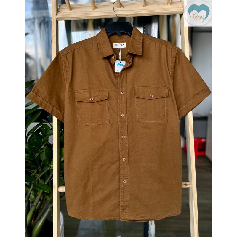 SƠ MI KAKI TAY NGẮN CHẤT VẢI MỊN, SIÊU ĐẸP