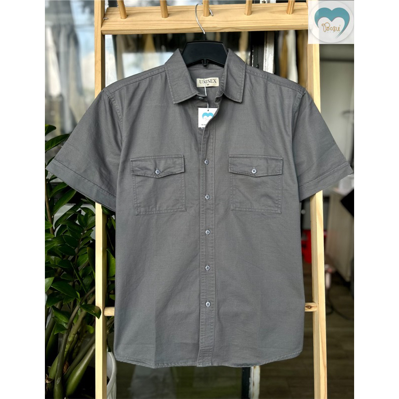 SƠ MI KAKI TAY NGẮN CHẤT VẢI MỊN, SIÊU ĐẸP