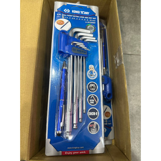 Bộ lục giác bi, lục giác bông có tem chính hãng Kingtony 9 cây cao cấp