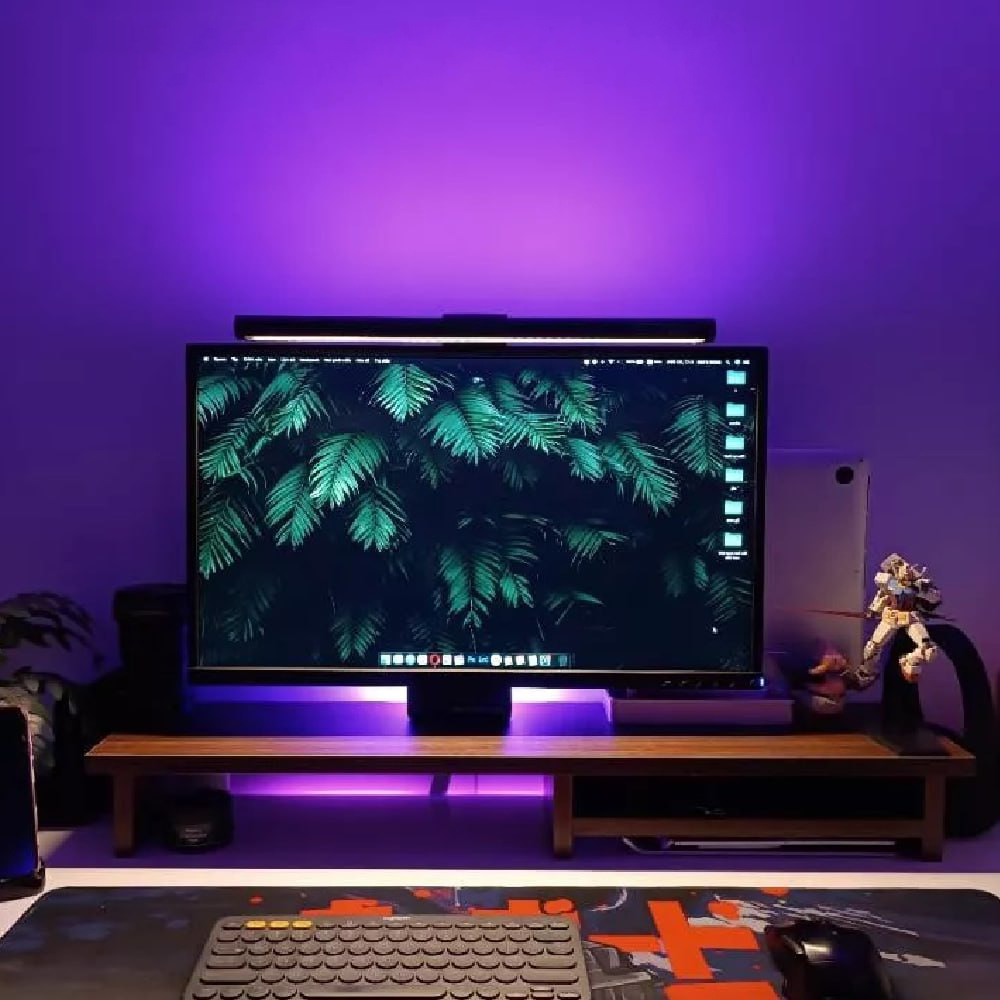 Kệ Kê Màn Hình Máy Tính Gamer Gỗ MDF Dễ Dàng Tháo Lắp Decor Bàn Làm Việc Gaming TechnoDecor Trang Trí Bàn Làm Việc