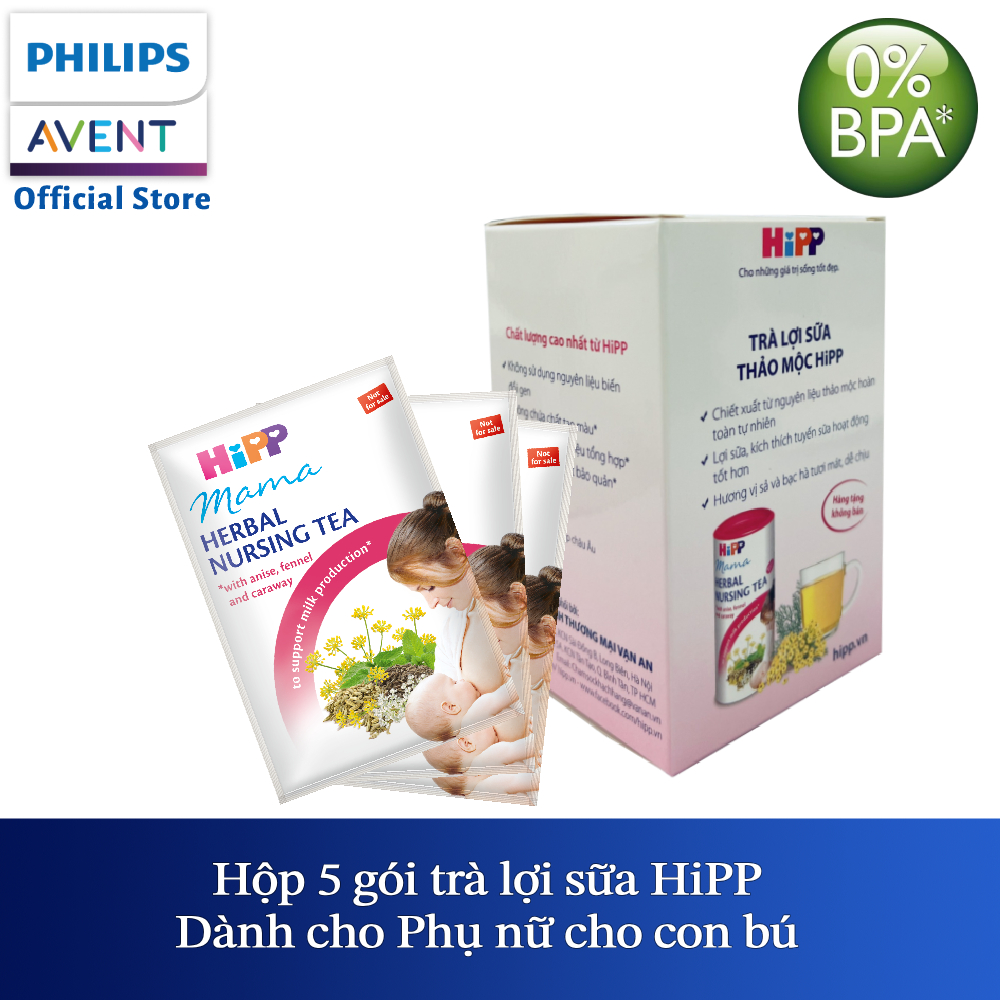 (PHILIPS AVENT GIFT) - Trà cốm lợi sữa HiPP dành cho Phụ nữ cho con bú (Nhập khẩu Thụy Sĩ)