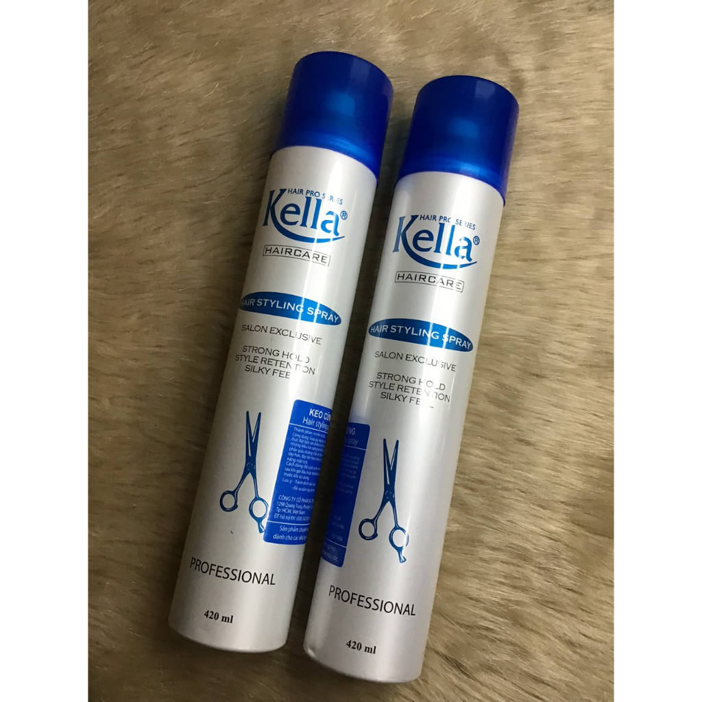 Keo xịt tóc định hình Kella 420ml