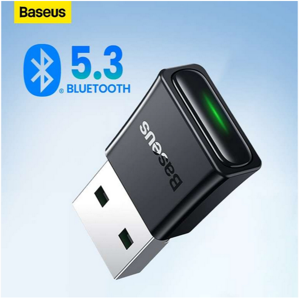 USB Bluethooth 5.3 Baseus, kết nối máy tính với nhiều thiết bị chuột, phím, tai nghe, loa.., bảo hành 18 tháng