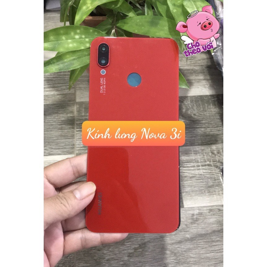 Nắp lưng bằng kính huawei Nova 3i