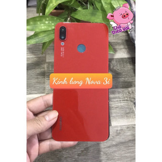 Nắp lưng bằng kính huawei Nova 3i (kèm kính camera)