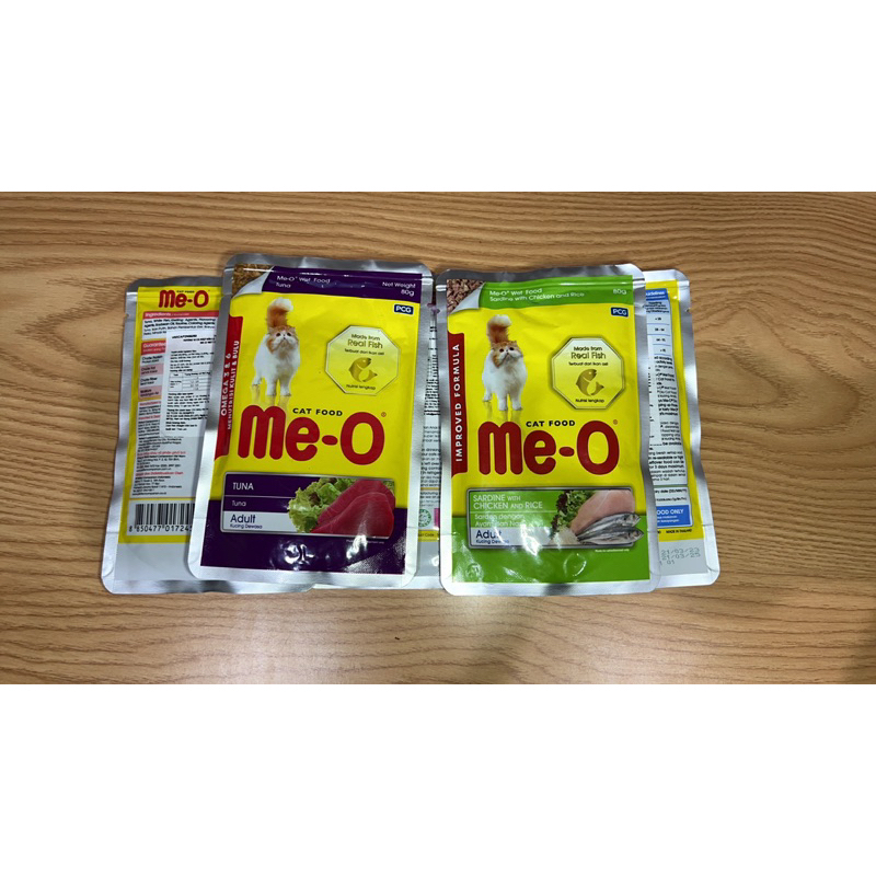Pate Me-o cho mèo gói 80g giành cho mèo trưởng thành và mèo con cam kết 100% hàng chính hãng RẺ NHẤT THỊ TRƯỜNG  5vị