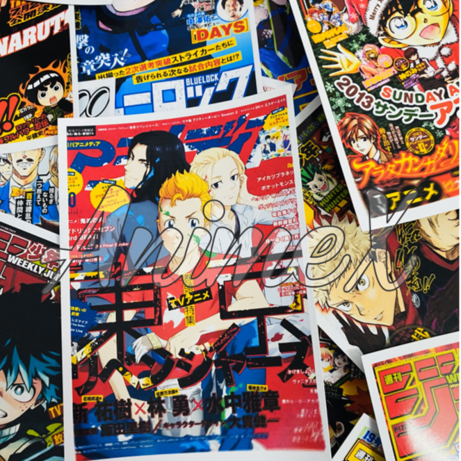 Tấm Poster Postcard A6 Anime Magazine Nhiều Anime Ngẫu Nhiên K Keo Siêu Rẻ