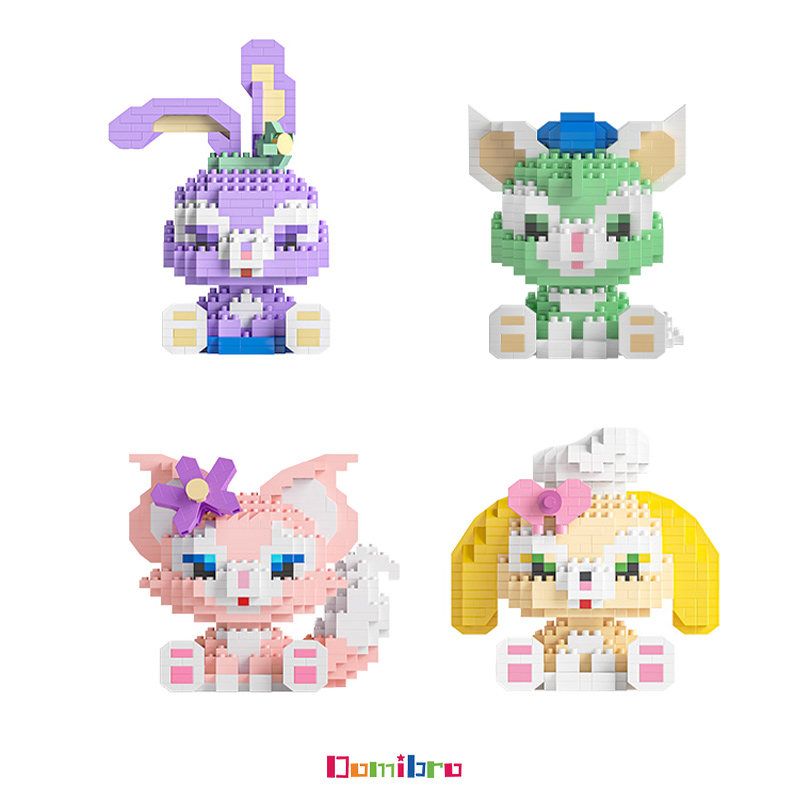 Bộ đồ chơi lắp ráp Lego Cartoon dễ thương động vật hoạt hình Mô hình Sáng tạo DIY Đồ chơi giáo dục