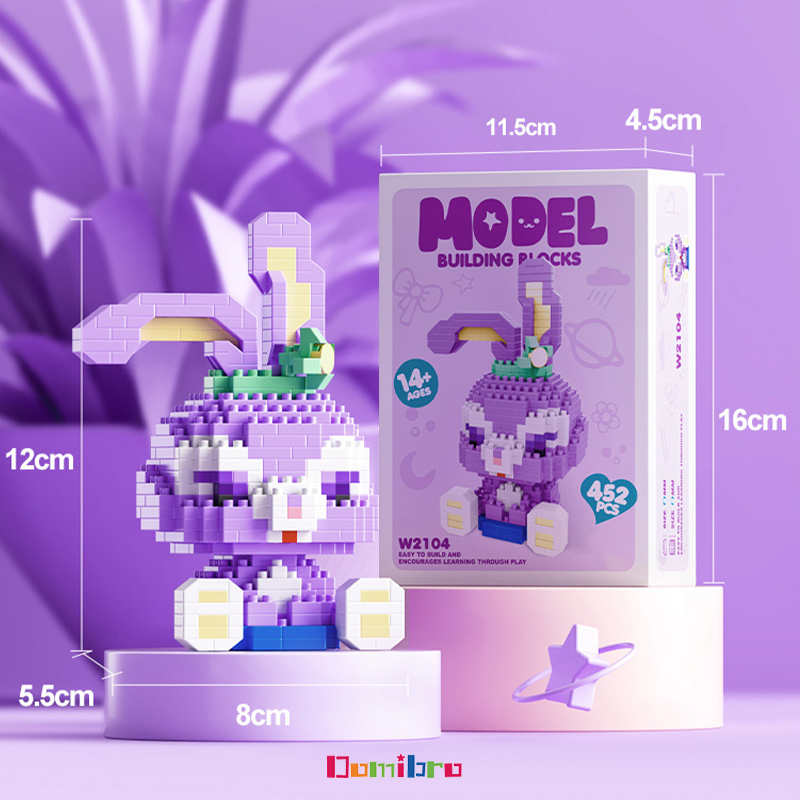 Bộ đồ chơi lắp ráp Lego Cartoon dễ thương động vật hoạt hình Mô hình Sáng tạo DIY Đồ chơi giáo dục