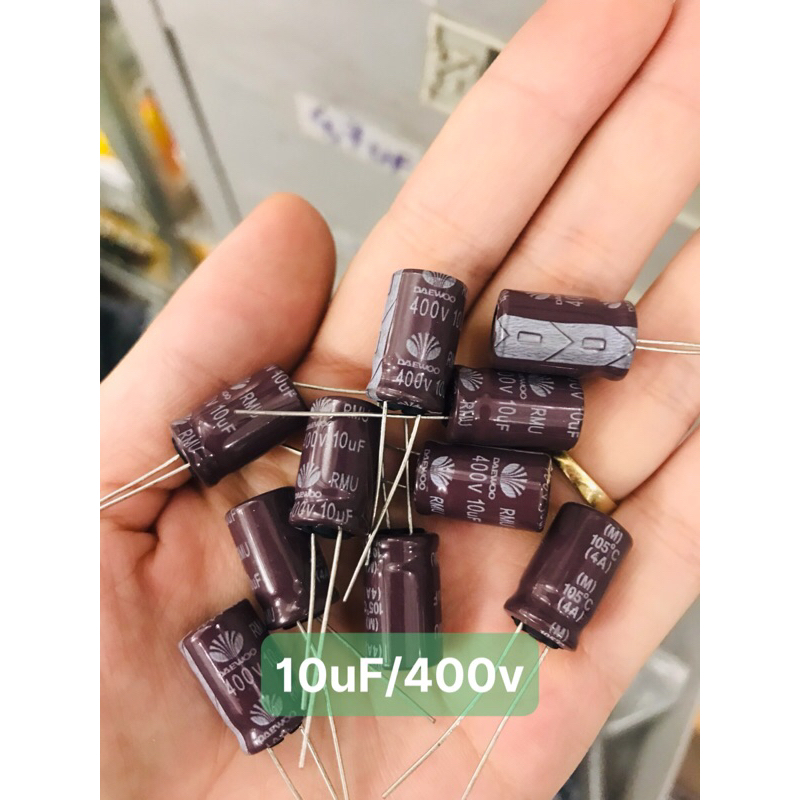 Set 20 tụ Daewoo 10uf/400v mới 100%