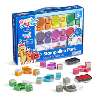 Bộ dụng cụ in stampoline pk số blocks - Numberblocks Stampoline Park Stamp Activity Set - Learning R