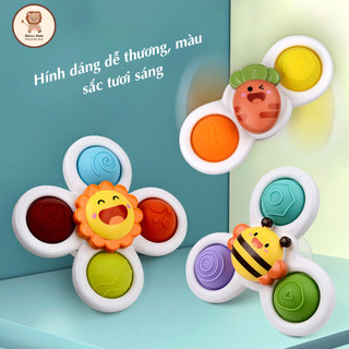 Con quay spinner cho bé 3 cánh 2 cánh 4 cánh cao cấp dán tường chống nước
