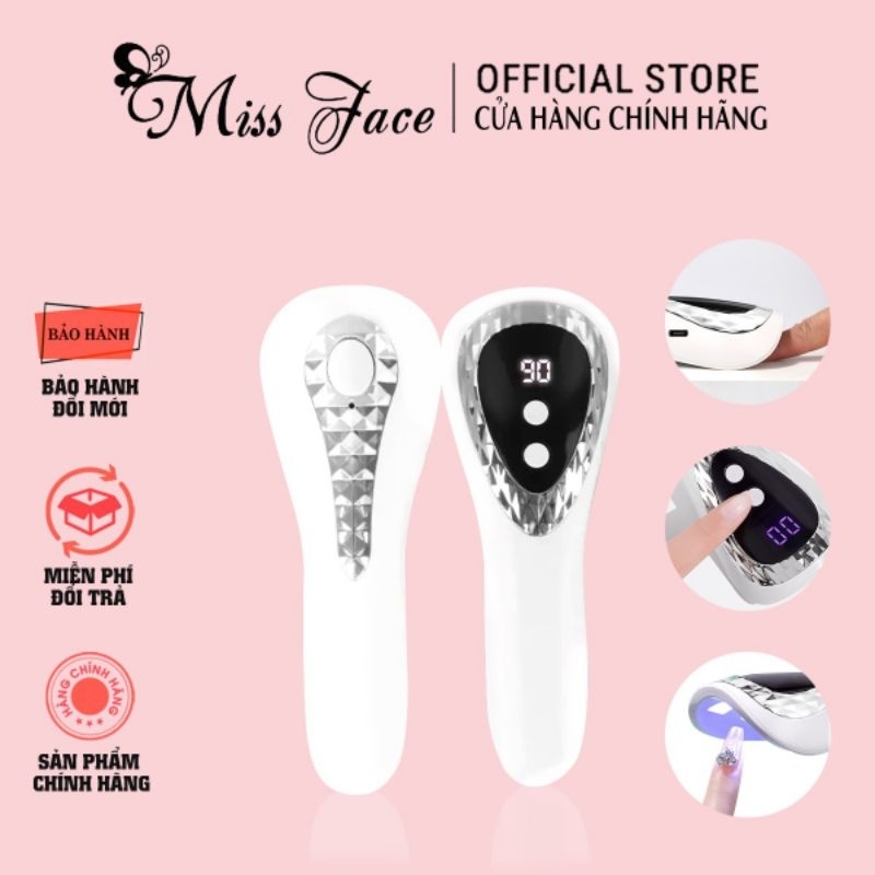 Máy hơ mini - đèn hơ mini tích điện cầm tay