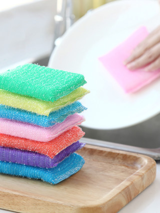 Giá sỉ - combo 4 miếng cọ rửa chén bát, cọ xoong nồi