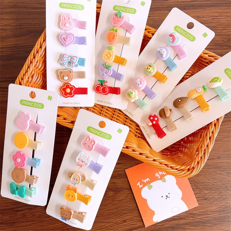Set kẹp mái bé gái dễ thương bé xinh hàng xịn TIMSTORE phụ kiện tóc phong cách hàn quốc