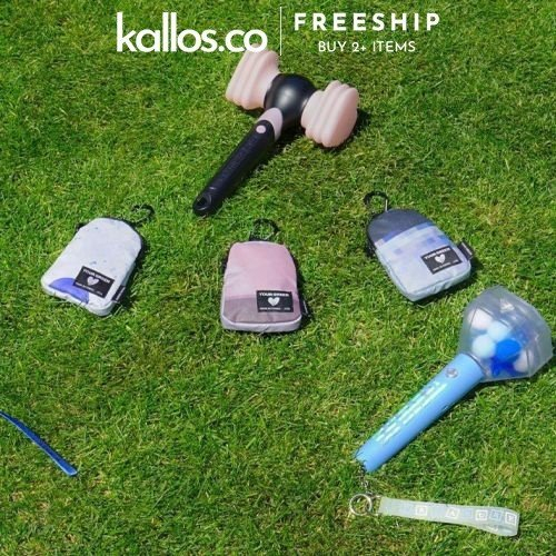 Bộ BLACKPINK Yourgreen Recycled Pouch, Tote Bag, DIY Card Wallet, Pen Pouch Kpop Merch - Kallos Vietnam