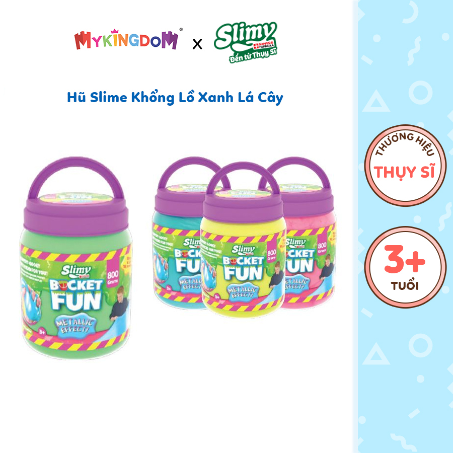 Đồ Chơi SLIMY Hũ Slime Khổng Lồ 800Gr Xanh Lá Cây 32955/GR