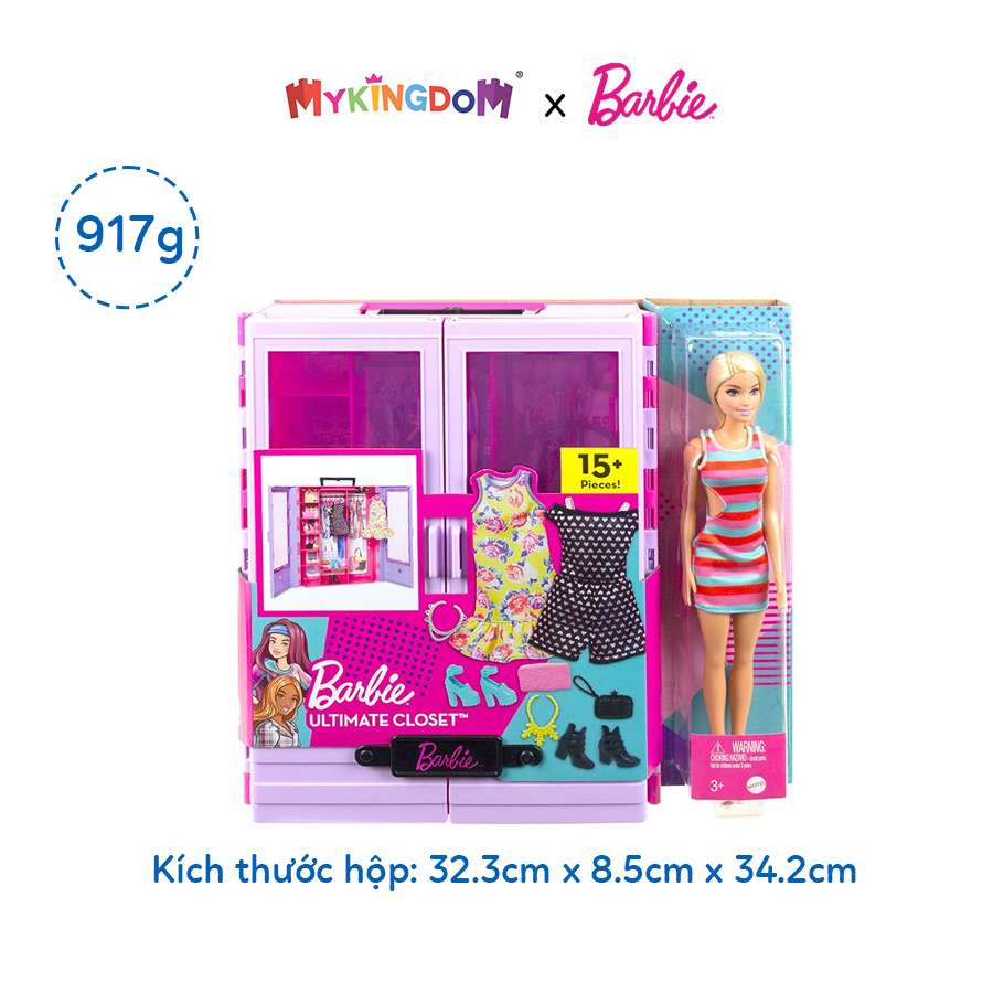 Đồ Chơi BARBIE Tủ Thời Trang Đẳng Cấp HJL66