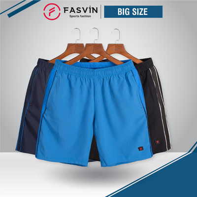 Quần đùi nam BIG SIZE  FASVIN vải dù gió co giãn mềm mát túi có khóa D20268.HN