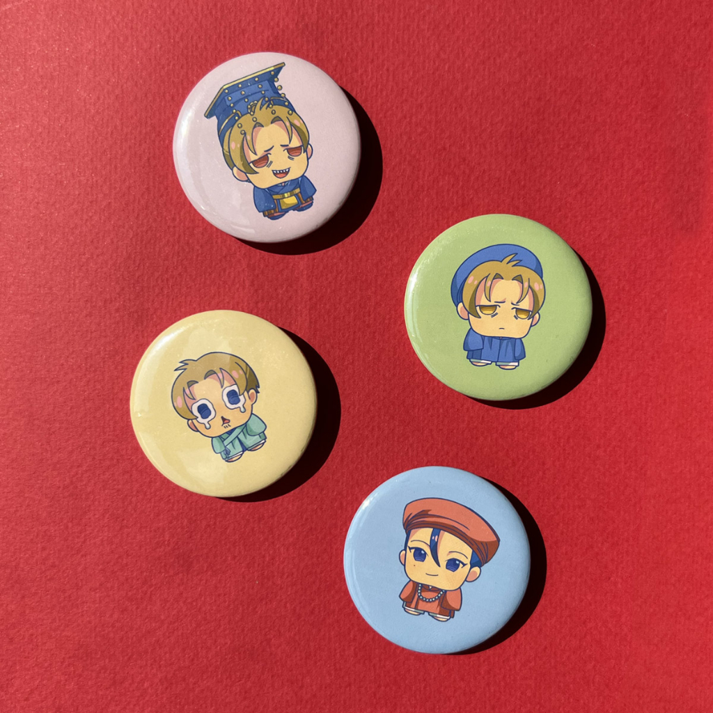 Huy hiệu Vạn Nhân Ký - Phúc Điển đẹp troai