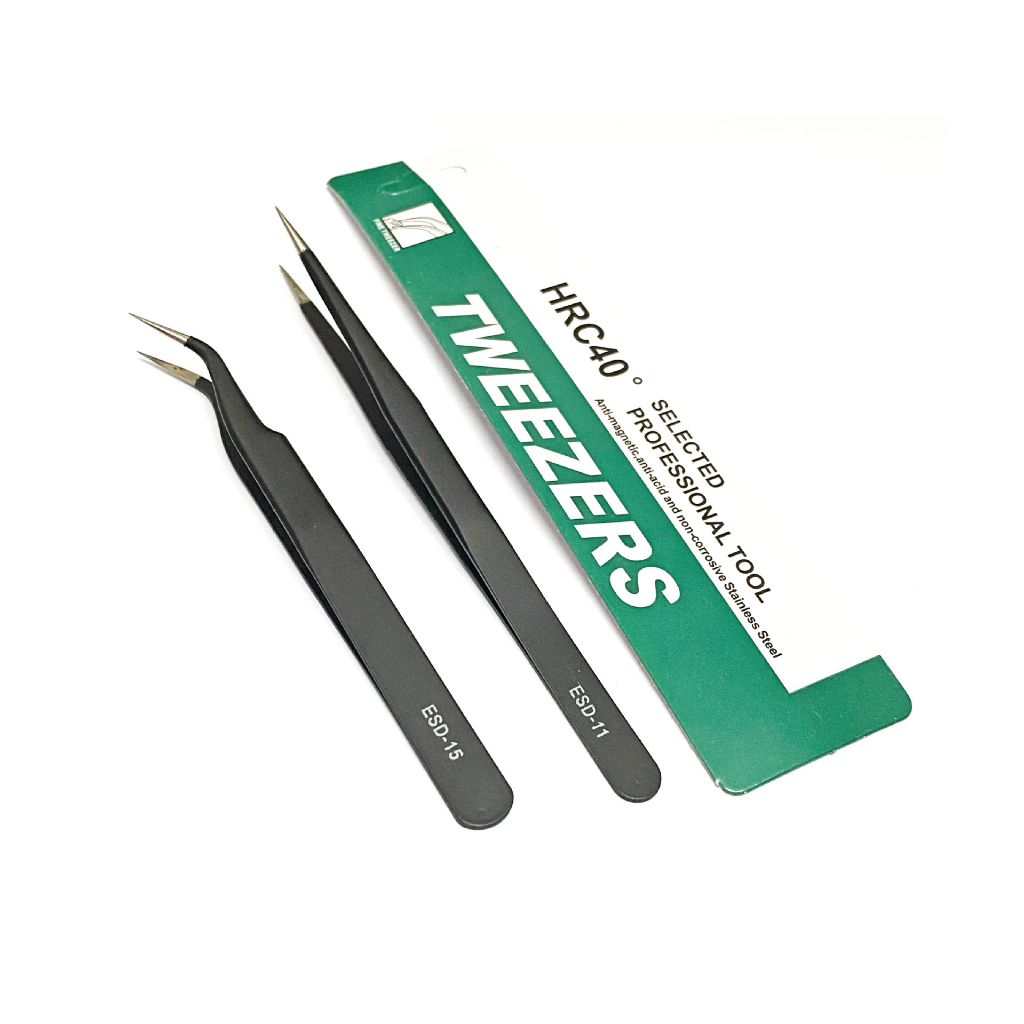Nhíp gắp đá Nail, nhíp đính phụ kiện mi tóc  phủ sơn tĩnh điện không han rỉ