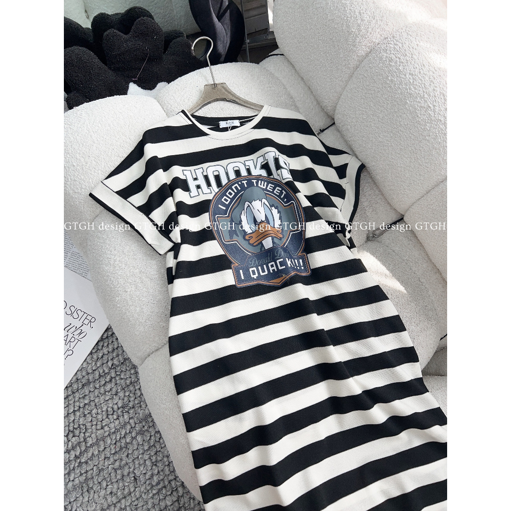 Váy Kẻ Suông Mickey