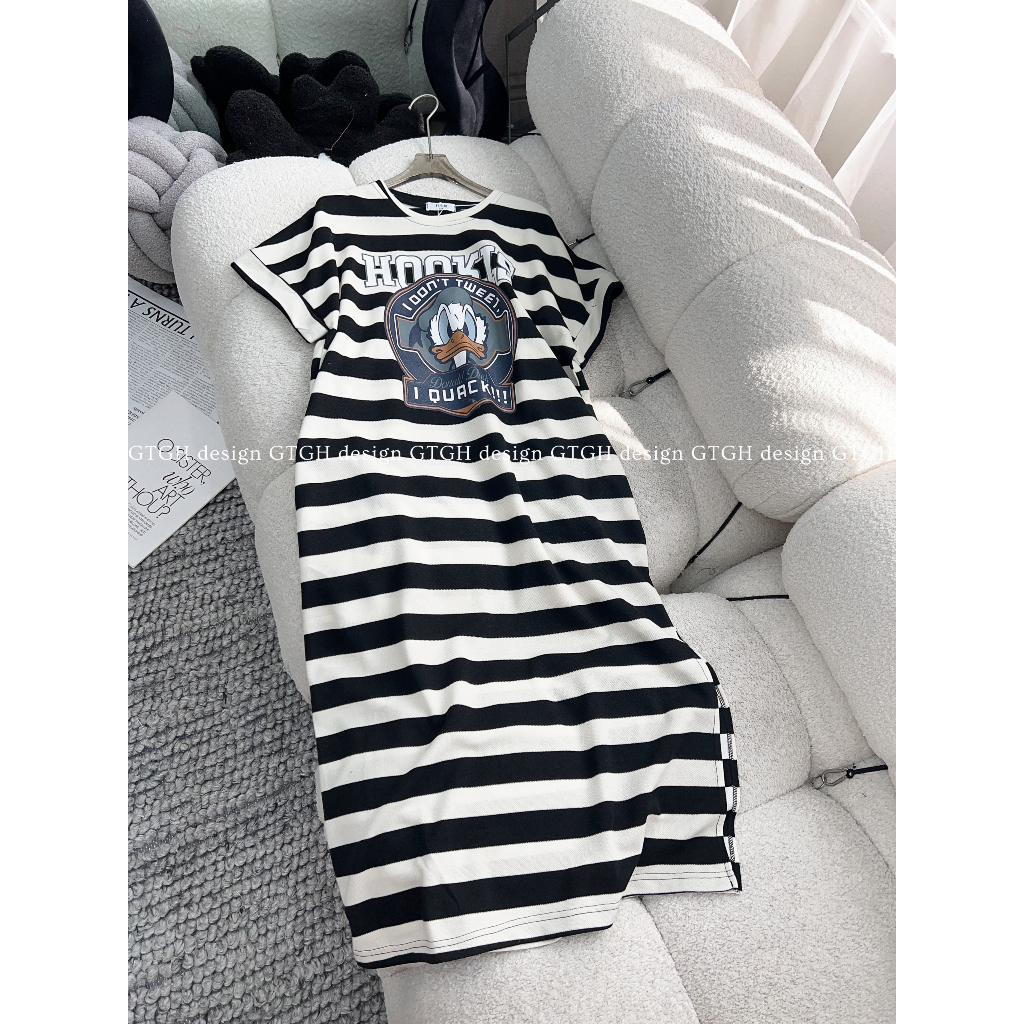 Váy Kẻ Suông Mickey