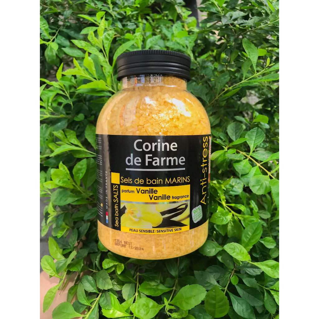 Muối tắm Corine de Farme - Hương hoa hồng 100g