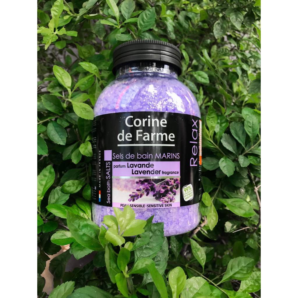 Muối tắm Corine de Farme - Hương hoa hồng 100g