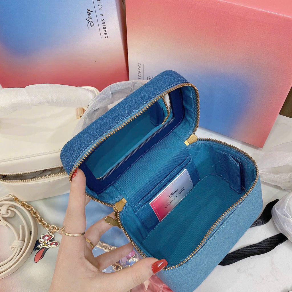 Túi nữ cê ka disney dáng cốp mini khóa hình thỏ fullbox