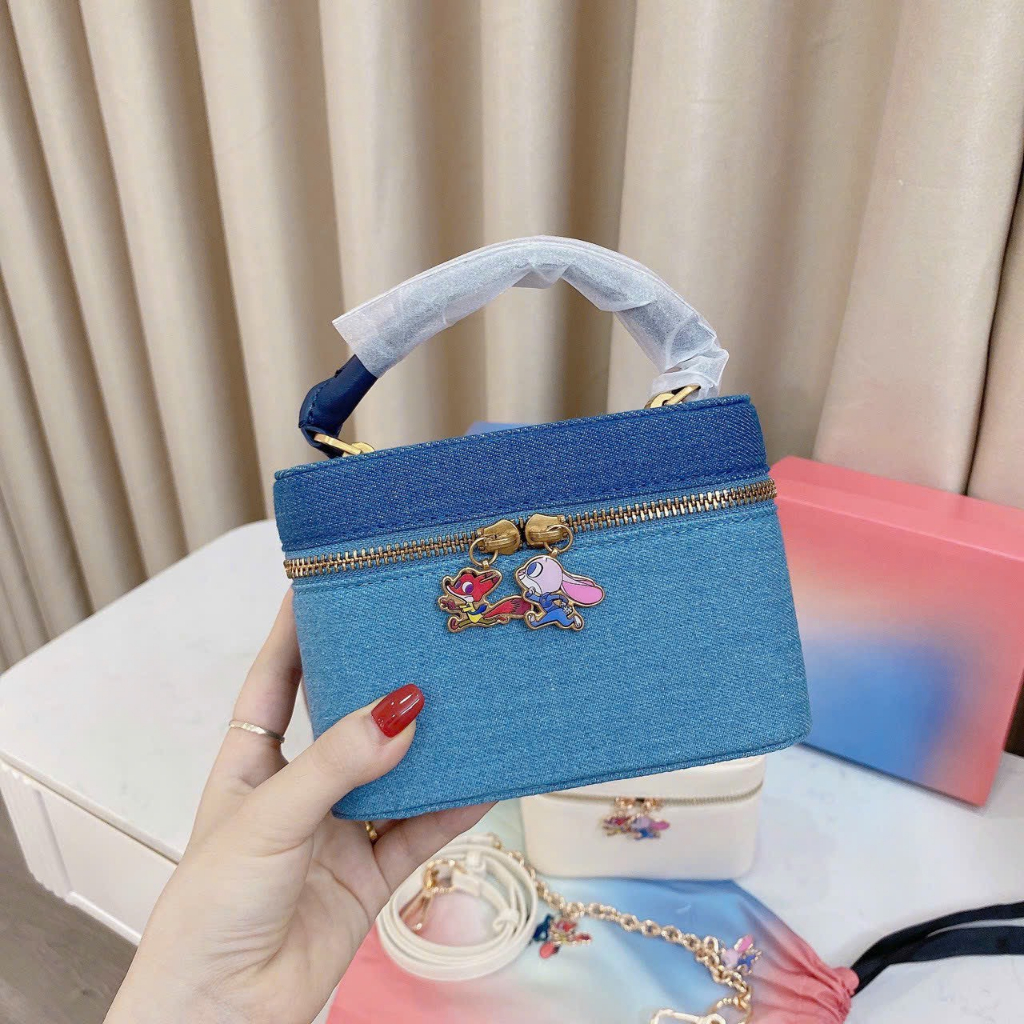 Túi nữ cê ka disney dáng cốp mini khóa hình thỏ fullbox