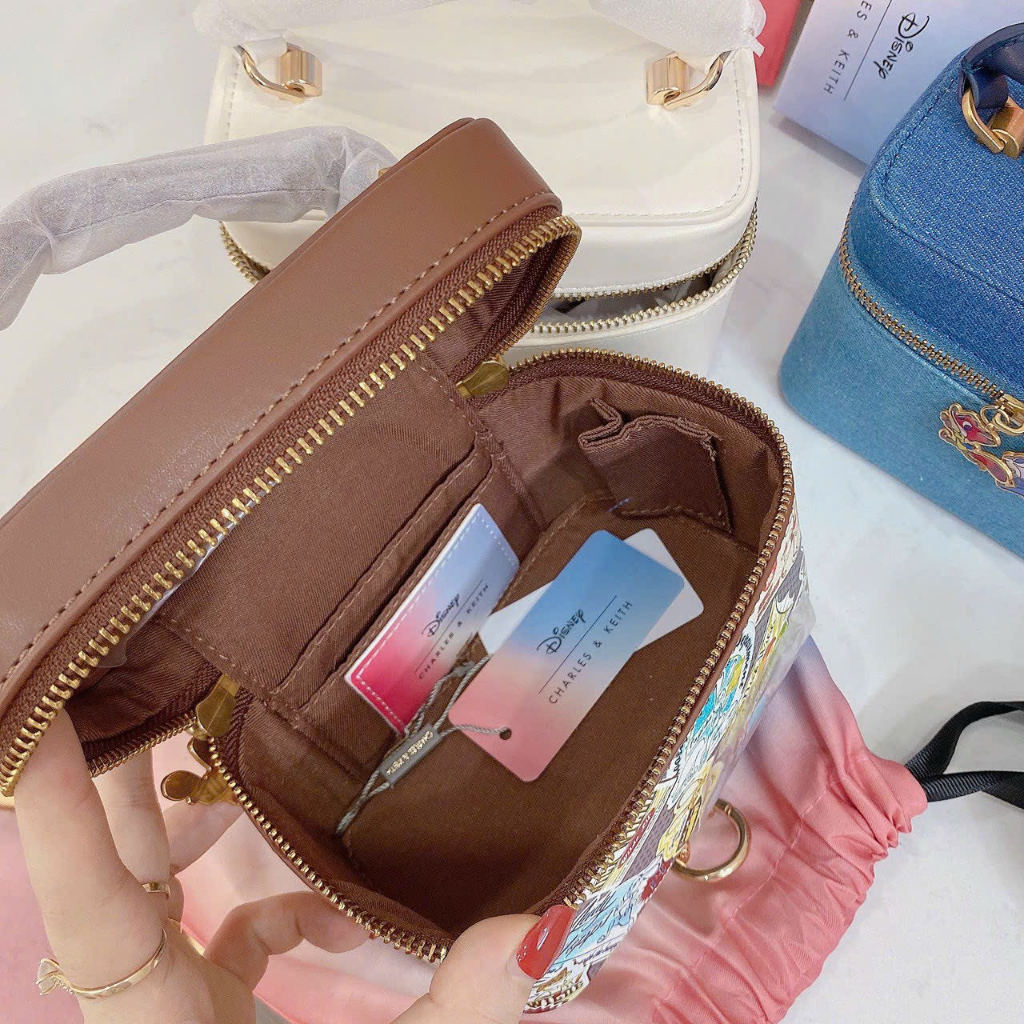 Túi nữ cê ka disney dáng cốp mini khóa hình thỏ fullbox
