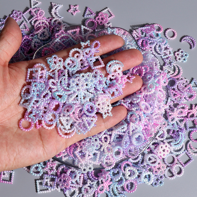 Hộp 10g Phụ Kiện Trang Trí Nhựa Resin Nhiều Hình Ngẫu Nhiên